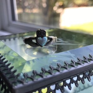 Claddagh Ring - Opal